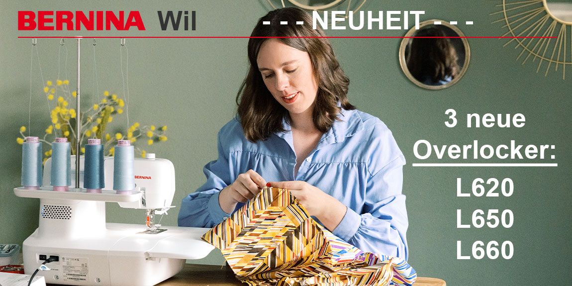3 x neue Overlocker von BERNINA!